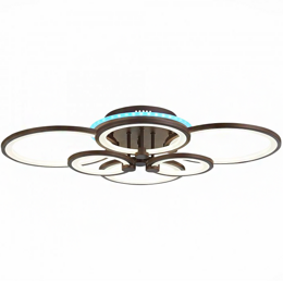Светодиодная люстра 7311/3+3A COFFE+RGB 156W+32W