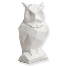 Копилка "Сова оригами", белая, 30 см 4419019